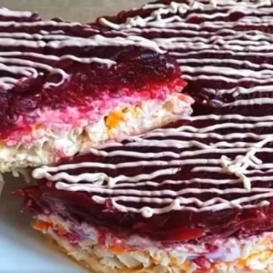 Салат "Курочка под шубой"